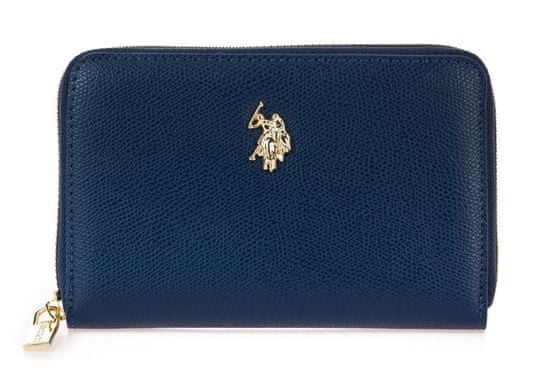 U.S. Polo Assn. Jones M Zip Ard Wallet denarnica, temno modra