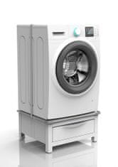 Meliconi Base Space Extra podstavek za pralni/sušilni stroj, s predalom, do 250 kg
