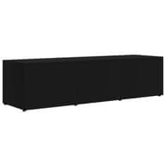 Vidaxl TV omarica črna 120x34x30 cm iverna plošča