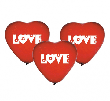 shumee 5-delni baloni LOVE HEART | CRS/P149