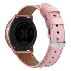 BStrap Leather Italy pašček za Samsung Galaxy Watch Active 2 40/44mm, pink
