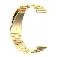 BStrap Stainless Steel pašček za Huawei Watch GT/GT2 46mm, gold