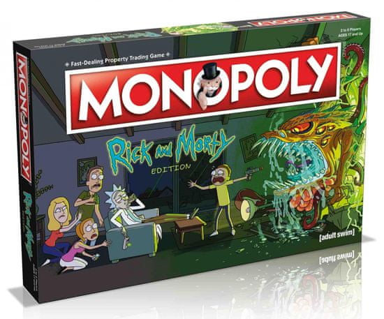 Winning Moves Monopoly Rick And Morty Angleška verzija