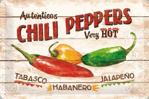 Postershop kovinski znak – Chili Peppers