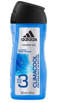  Adidas gel za prhanje Climacool, 3 v 1, 250 ml 
