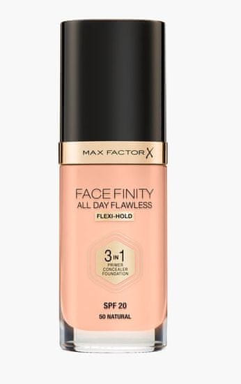 Max Factor Face Finity 3v1 tekoča podlaga za obraz, Natural 50