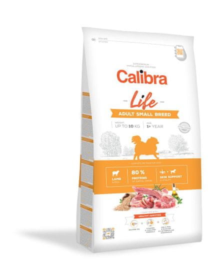 Calibra Life suha hrana za odrasle pse majhne pasme, z jagnjetino, 1,5 kg