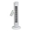 stoječi ventilator, 79 cm, timer, upravljalec, bela