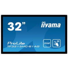 iiyama ProLite LED informacijski monitor, 80cm, FHD, AMVA3, na dotik, Open Frame (TF3215MC-B1AG)