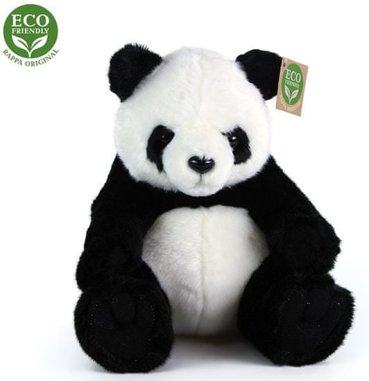 Rappa sedeča plišasta panda, ECO-FRIENDLY, 20 cm