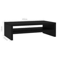 Vidaxl Stojalo za ekran črno 42x24x13 cm iverna plošča