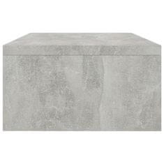 Vidaxl Stojalo za ekran betonsko sivo 42x24x13 cm iverna plošča