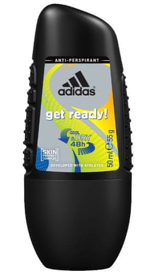 Adidas Get Ready deodorant, s kroglico, 50 ml