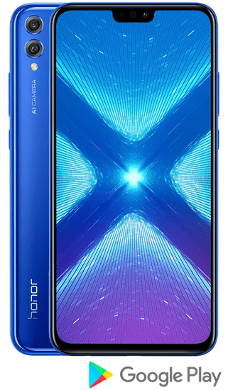 Honor mobilni telefon 8X, 4GB/64GB, Blue