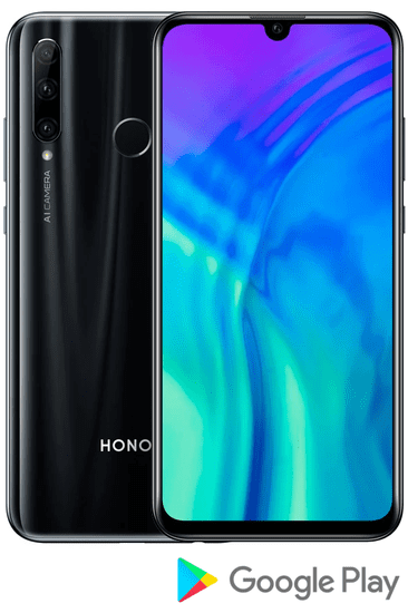 Honor 20E mobilni telefon, 4GB/64GB, Midnight Black
