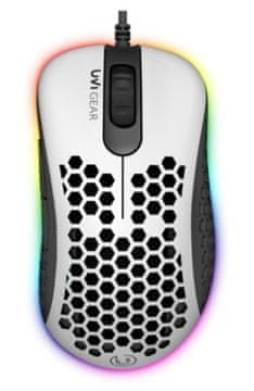 UVI Gear Lust gaming miška, bela