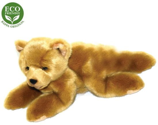 Rappa Eco-friendly plišasti medved, ležeč, 15 cm