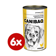 Dibaq hrana za pse CANIBAQ Classic perutnina, 6x1250 g
