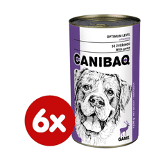 hrana za pse CANIBAQ Classic divjačina, 6x1250 g