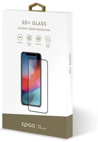 EPICO 3D+ Glass zaščitno steklo za Xiaomi Mi 10/Xiaomi Mi 10 Pro, črno