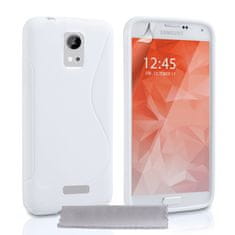 Caseflex silikonski ovitek Gel S-Line za Samsung Galaxy S6 Bela