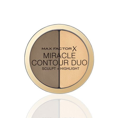 Max Factor Miracle Contour Duo kremno senčilo in konturing, Medium/Deep