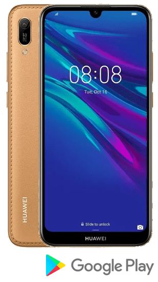 Huawei pametni telefon Y6 2019, rjavo usnje