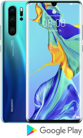 Huawei pametni telefon P30 Pro, 8GB/256GB, aurora moder