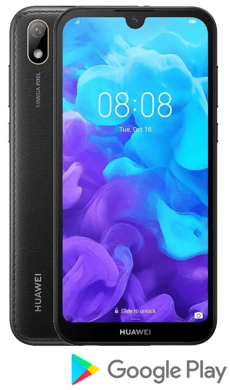 Huawei pametni telefon Y5 2019, 2 GB/16 GB, črn