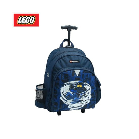 LEGO Ninjago Spinjatzu Jay šolski nahrbtnik, s kolesci
