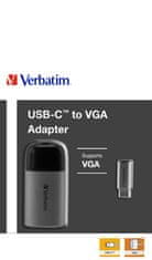 Verbatim adapter USB-C na VGA, USB 3.1 GEN 1, 10 cm (49145)