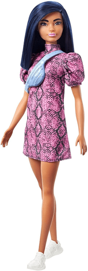 Mattel Barbie Modelka 143 - Obleka z vzorcem iz kačje kože