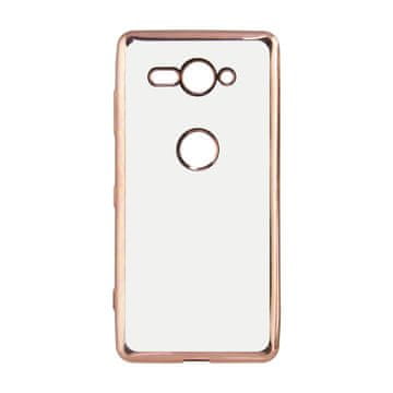 MG Silikonski ovitek Metalic Slim za Sony Xperia XZ2 Roza