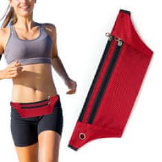 MG Ultimate Running Belt tekaški pas, rdeč