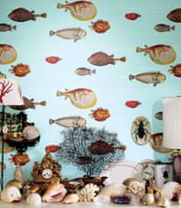 Cole & Son Ozadje ACQUARIO 10030, kolekcija FORNASETTI SENZA TEMPO