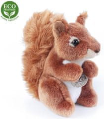 Rappa sedeča plišasta veverica, ECO-FRIENDLY, 18 cm