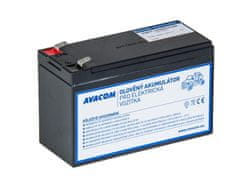 Avacom Rezervna baterija (svinčeni akumulator) 12V 9Ah F2 tip HR za voziček Peg Pérego
