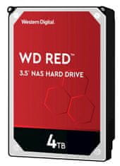 Western Digital Red trdi disk, 4 TB, SATA 6 Gb/s, 256 MB (WD40EFAX)