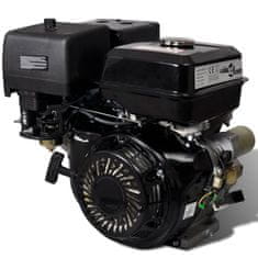 Vidaxl Bencinski motor 15 KM 11 kW črn