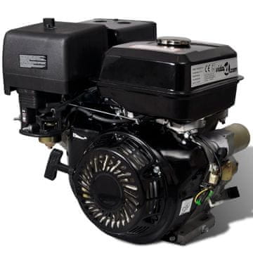 Vidaxl Bencinski motor 15 KM 11 kW črn