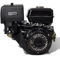Vidaxl Bencinski motor 15 KM 11 kW črn