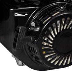 Vidaxl Bencinski motor 15 KM 11 kW črn