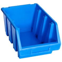 Greatstore Zložljivi zabojčki za shranjevanje 20 kosov modra plastika