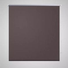 Greatstore Senčilo za Zatemnitev Okna 140 x 175 cm Kavno Rjave Barve