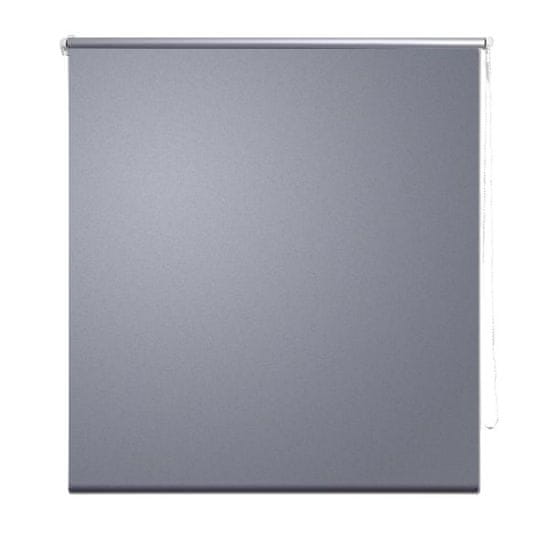 Vidaxl Roleta za okna 160 x 230 cm siva