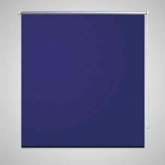 Greatstore Senčilo za Zatemnitev Okna 140 x 230 cm Temno Modre Barve