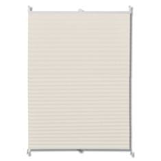 Vidaxl Plise Zavesa velikost 60 x 100 cm Krem barva