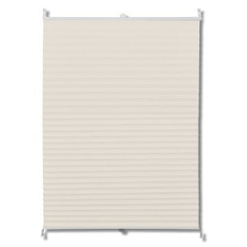 Vidaxl Plise žaluzija 40x100cm krem