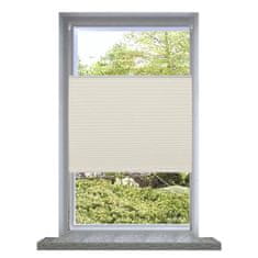 Vidaxl Plise Zavesa velikost 60 x 100 cm Krem barva