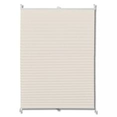 Vidaxl Plise Zavesa velikost 40 x 150 cm Krem barva